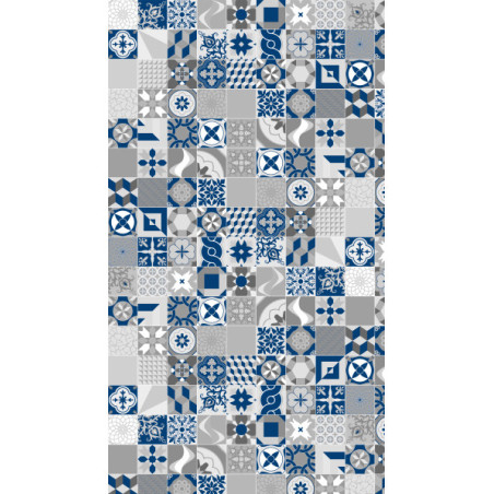 Panneau mural douche Décofast collector Patchwork Bleu design et étanche