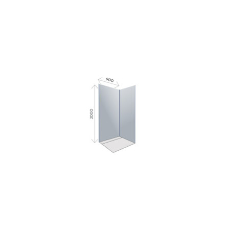 Pack douche Décofast standard 2000x900 mm design et étanche