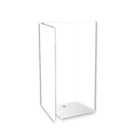 Pack douche Décofast extension angle 2000x900 mm design et étanche