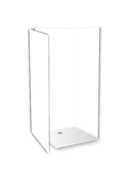 Pack douche Décofast extension angle 2000x900 mm design et étanche