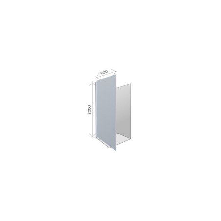 Pack douche Décofast extension angle 2000x900 mm design et étanche