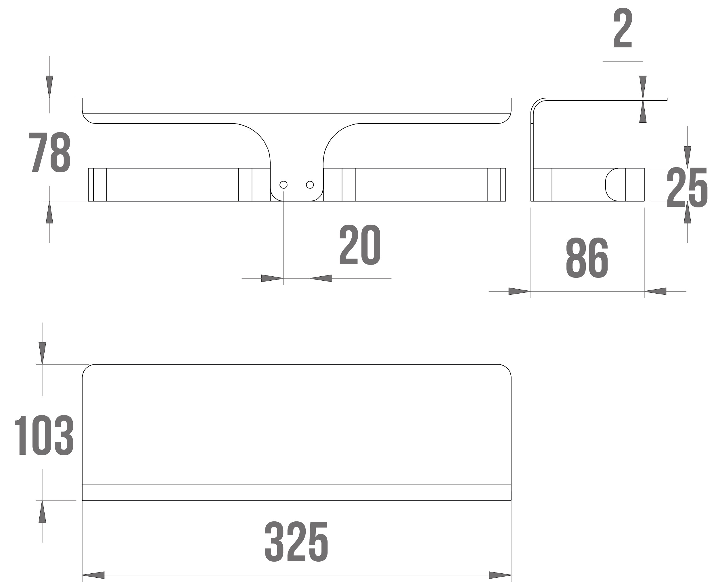 Distributeur de papier WC double - Ésthétique et de qualité