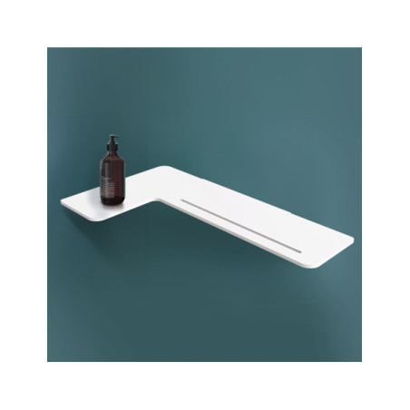 Tablette de douche en L - Ésthétique et de qualité