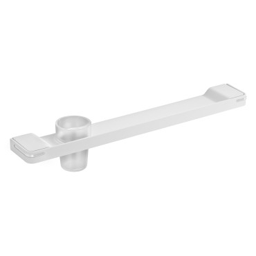 Tablette de lavabo et porte verre