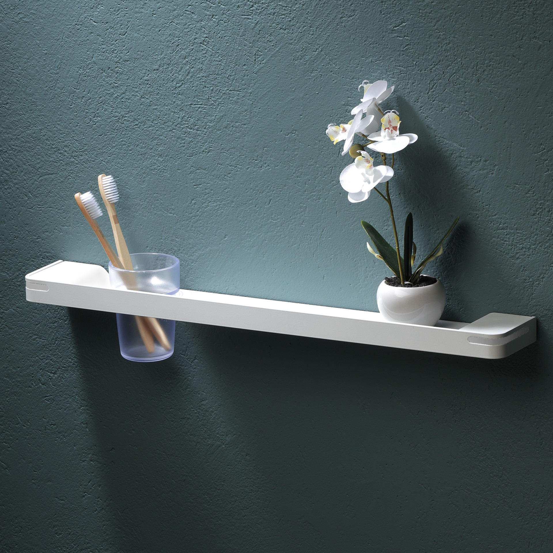Tablette de lavabo et porte verre - Ésthétique et de qualité