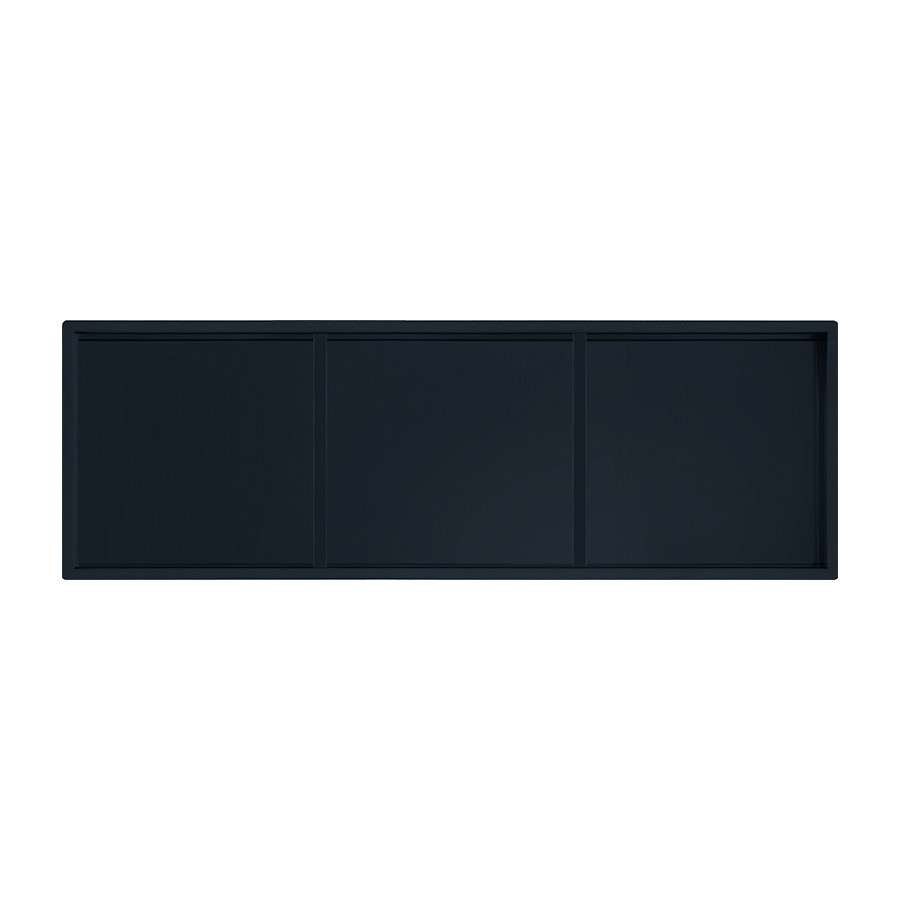 Niche de douche Décofast inox laqué noir 300x900 mm design et étanche