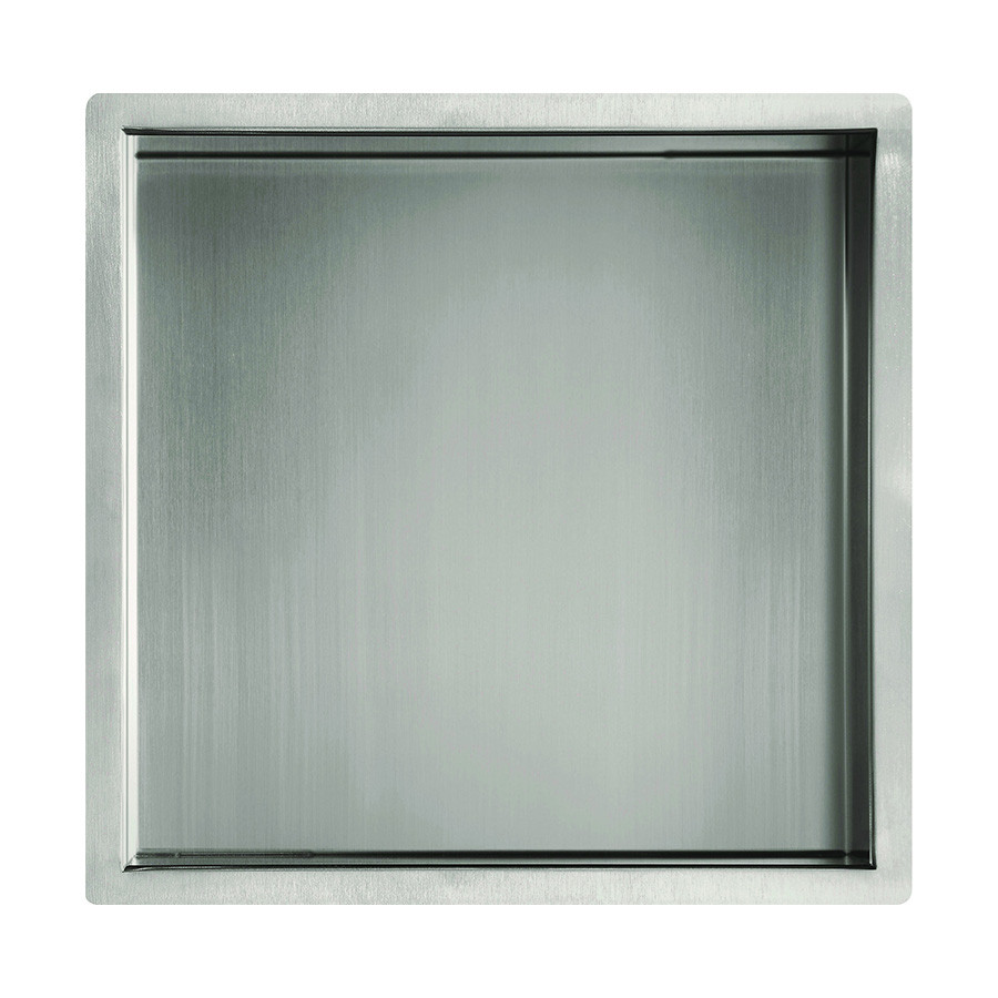 Niche de douche Décofast inox brossé mat 300x300 mm design et étanche