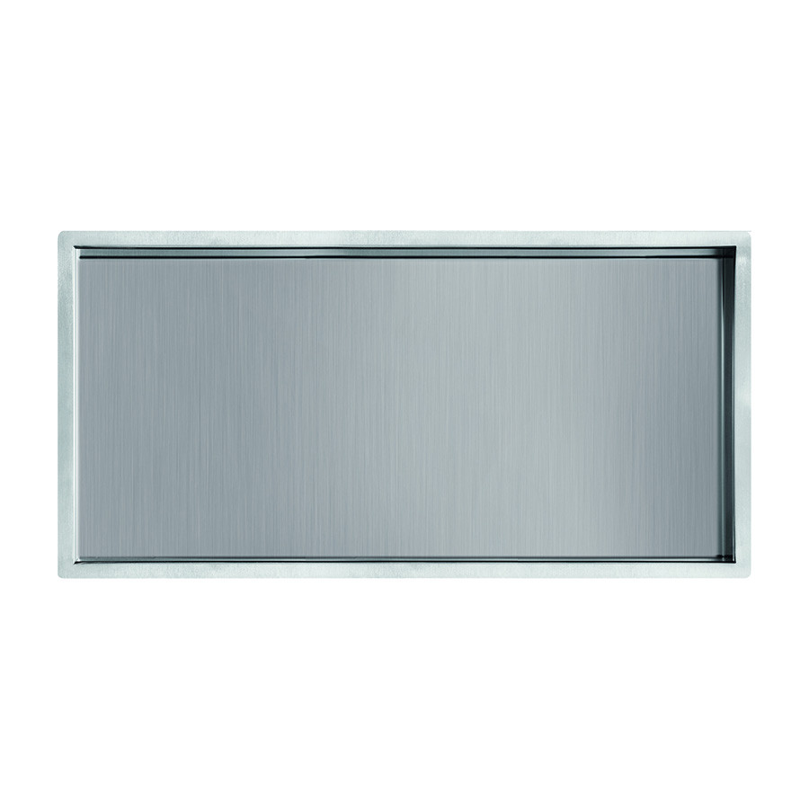 Niche de douche Décofast inox brossé mat 300x600 mm design et étanche