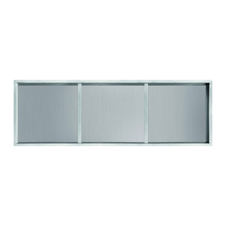 Niche de douche Décofast inox brossé mat 300x900 mm design et étanche