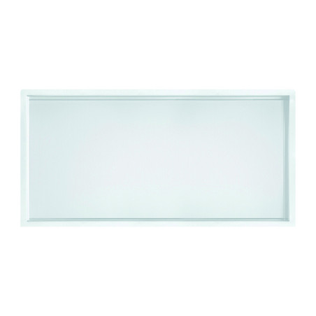 Niche de douche Décofast inox laqué blanc 300x600 mm design et étanche