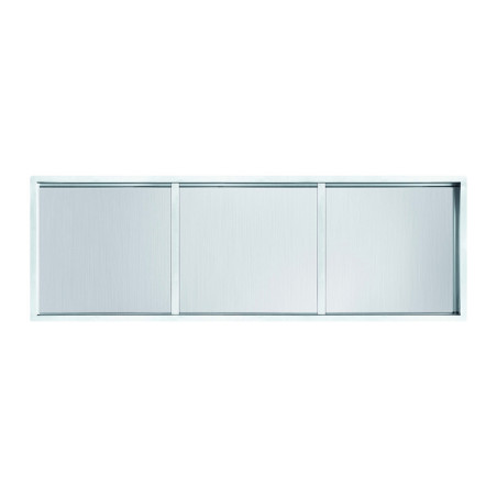 Niche de douche Décofast inox laqué blanc 300x900 mm design et étanche