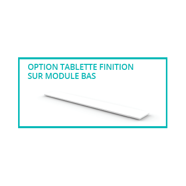 Tablette blanche Modulofast - Lazer