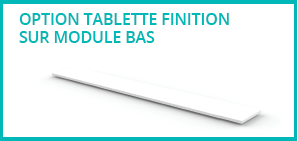 Tablette blanche Modulofast - Lazer