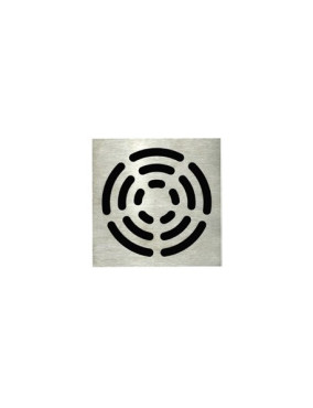 Grille carrée 130 x130 Target pour bonde Rotaflux 130x130x5 mm - Lazer