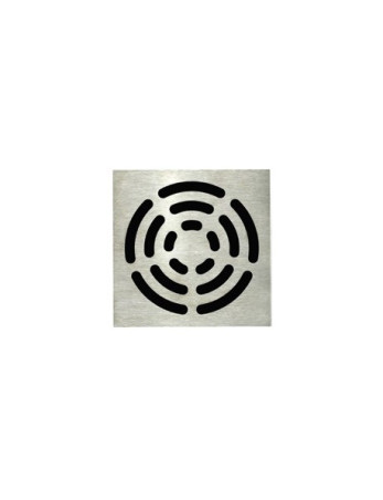 Grille carrée 130 x130 Target pour bonde Rotaflux 130x130x5 mm - Lazer