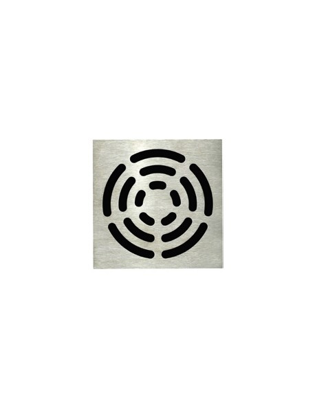 Grille carrée 130 x130 Target pour bonde Rotaflux 130x130x5 mm - Lazer