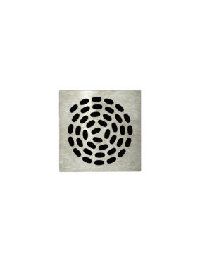 Grille carrée 130x130 Spirale pour bonde Rotaflux 130x130x5 mm - Lazer