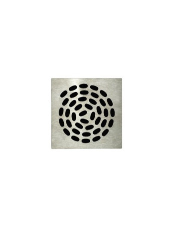 Grille carrée 130x130 Spirale pour bonde Rotaflux 130x130x5 mm - Lazer