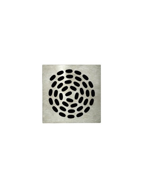Grille carrée 130x130 Spirale pour bonde Rotaflux 130x130x5 mm - Lazer