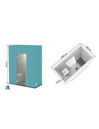 Cabine KASBA 1800x900 mm - Lazer