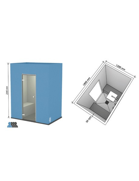 Cabine OUED 1800x1200 mm - Lazer