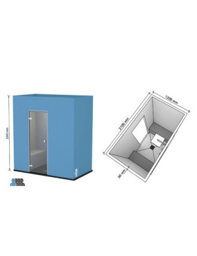 Cabine SALAH 2100x1200 1200x2100x2345 mm - Lazer