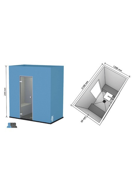 Cabine SALAH 2100x1200 1200x2100x2345 mm - Lazer