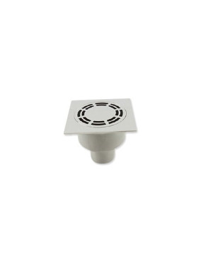 Siphon de sol PVC Solusec verticale 120x120 mm - Lazer