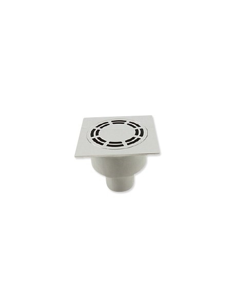 Siphon de sol PVC Solusec verticale 120x120 mm - Lazer