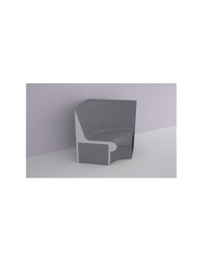 Banc ATIKA avec dossier angle - Lazer