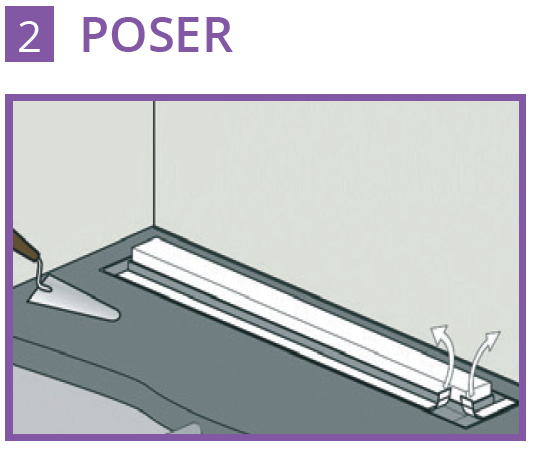 Caniveau inox Solusec linéal - Lazer