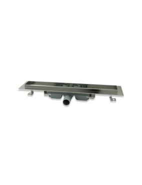 Caniveau inox Solusec frontal - Lazer