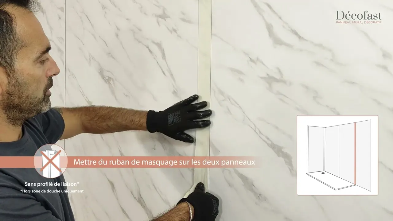 Comment installer les panneaux muraux décoratifs Décofast en pose collée ?