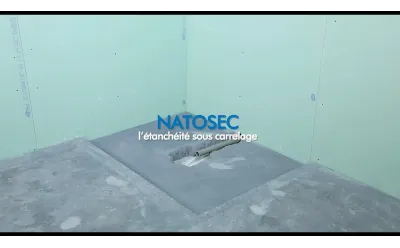 Comment installer la natte d'étanchéité Natosec