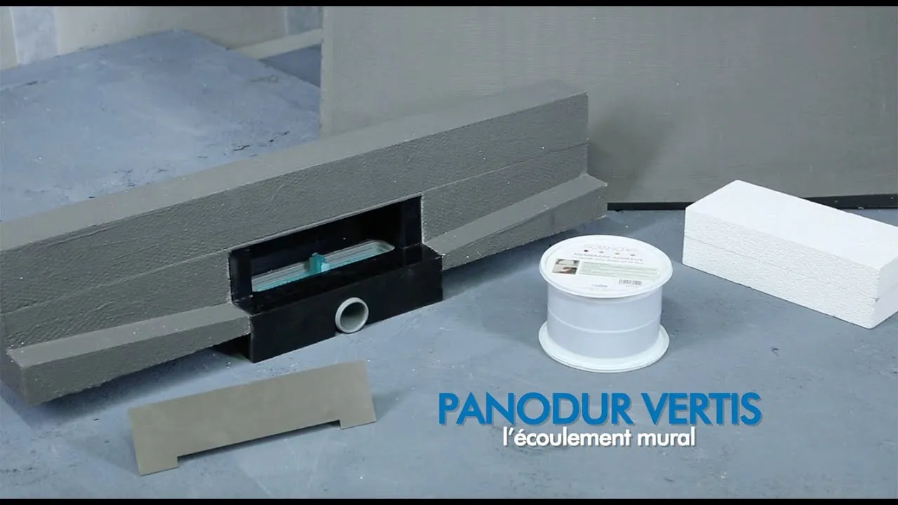 Comment installer le receveur de douche prêt à carreler Panodur vertis ?