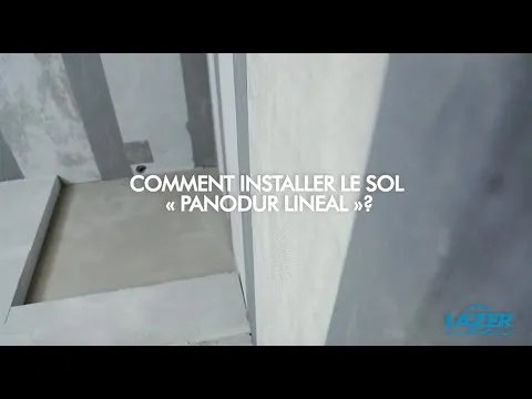 Comment installer le receveur de douche prêt à carreler Panodur lineal ?